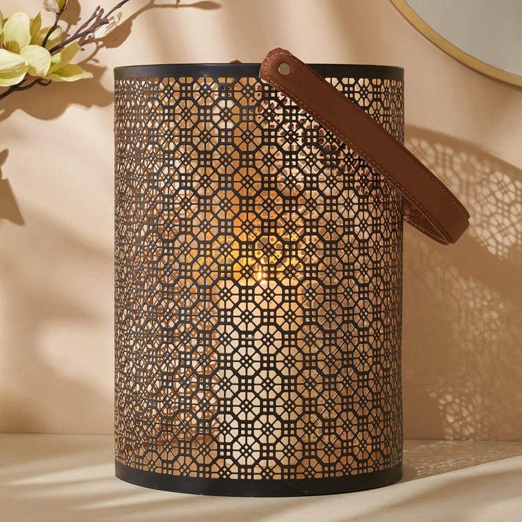 Aerin Iron Cut-Out Hanging Lantern