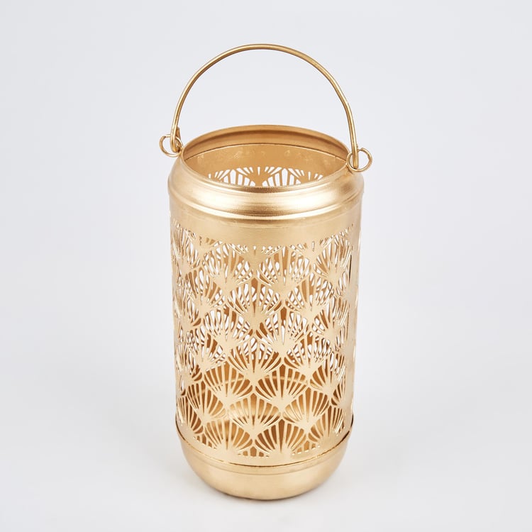 Aerin Metal Cut-Out Hanging Lantern