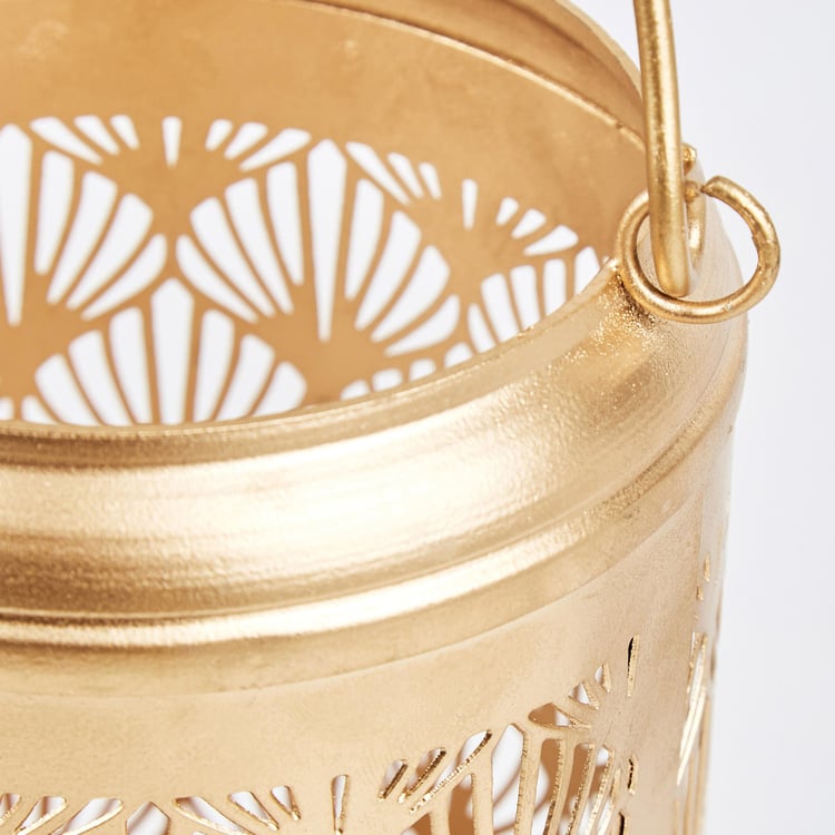 Aerin Metal Cut-Out Hanging Lantern