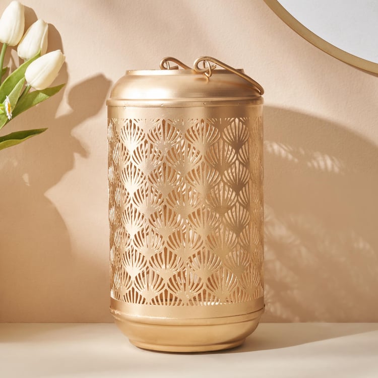 Aerin Metal Cut-Out Hanging Lantern