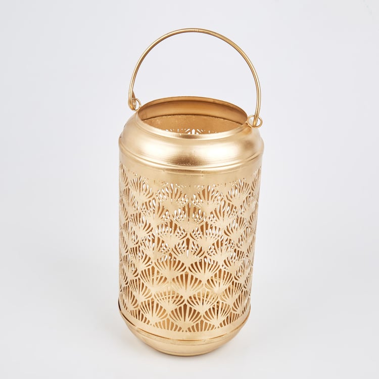 Aerin Metal Cut-Out Hanging Lantern