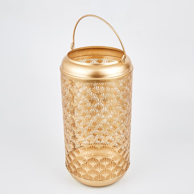 Aerin Metal Cut-Out Hanging Lantern