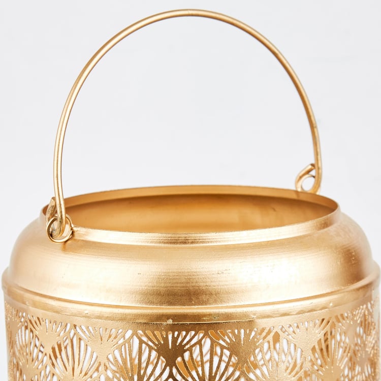 Aerin Metal Cut-Out Hanging Lantern