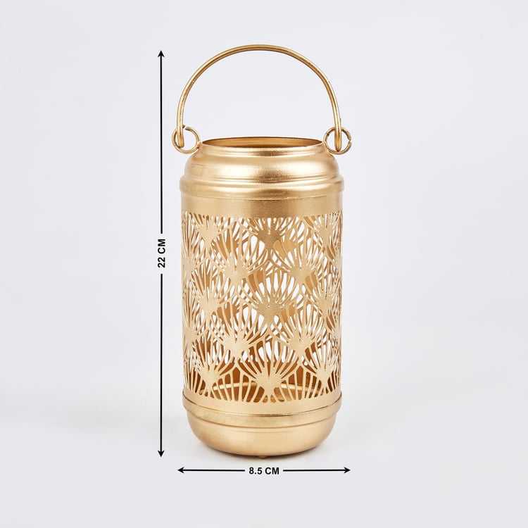 Aerin Metal Cut-Out Hanging Lantern