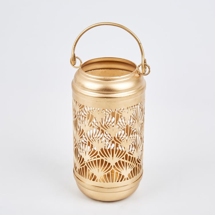 Aerin Metal Cut-Out Hanging Lantern