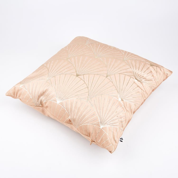 Maya Foil Print Filled Cushion - 40x40cm