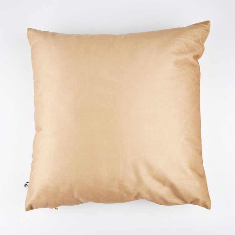 Maya Foil Print Filled Cushion - 40x40cm