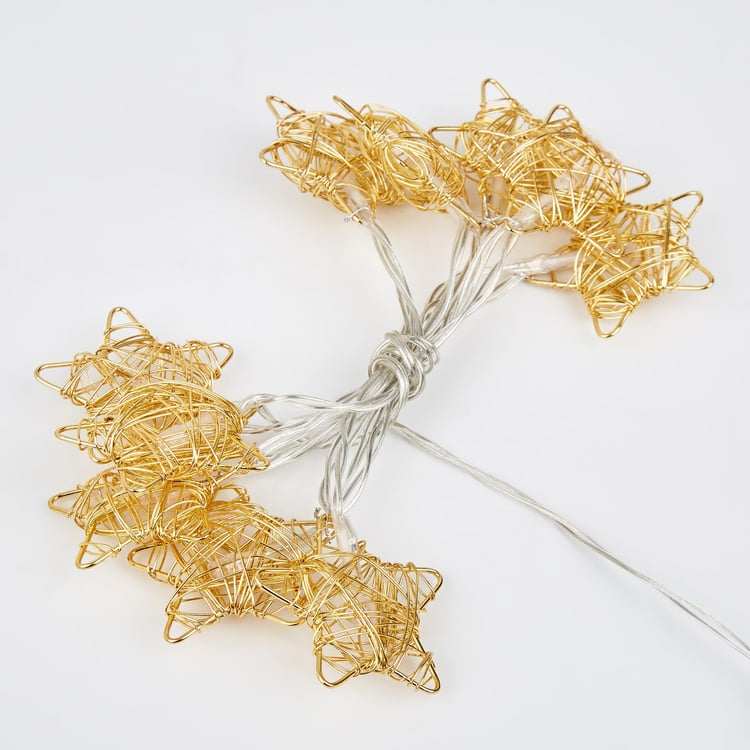 Serena Slice Star String Lights - 10 Bulbs