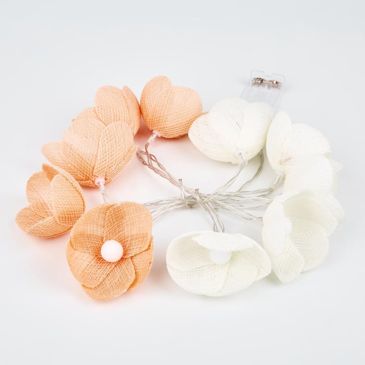 Serena Slice Thread Flower String Lights - 10 Bulbs
