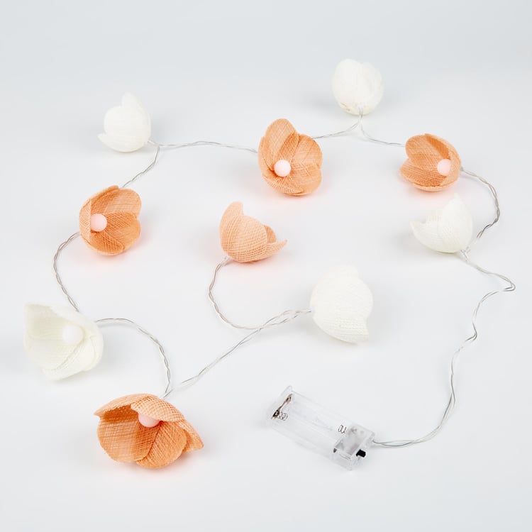 Serena Slice Thread Flower String Lights - 10 Bulbs