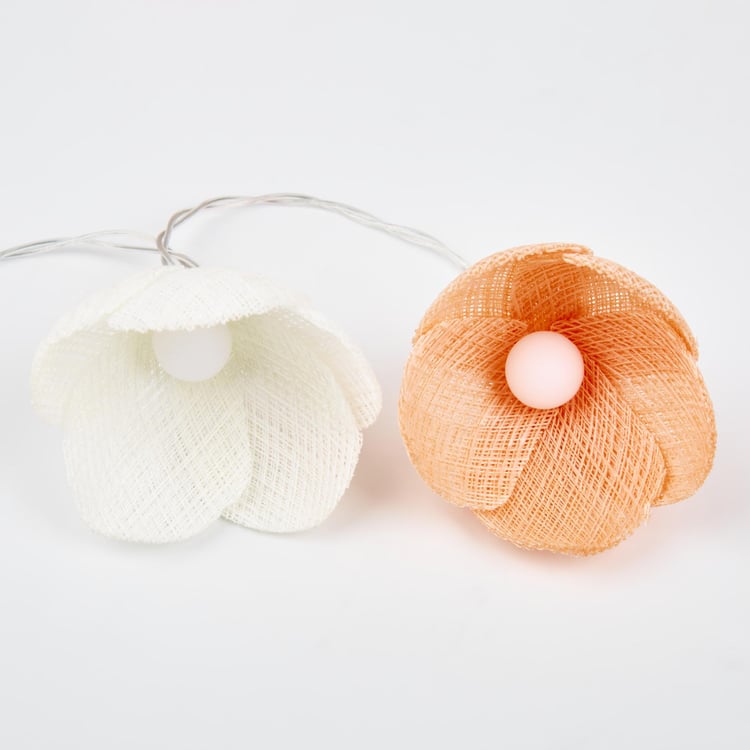 Serena Slice Thread Flower String Lights - 10 Bulbs