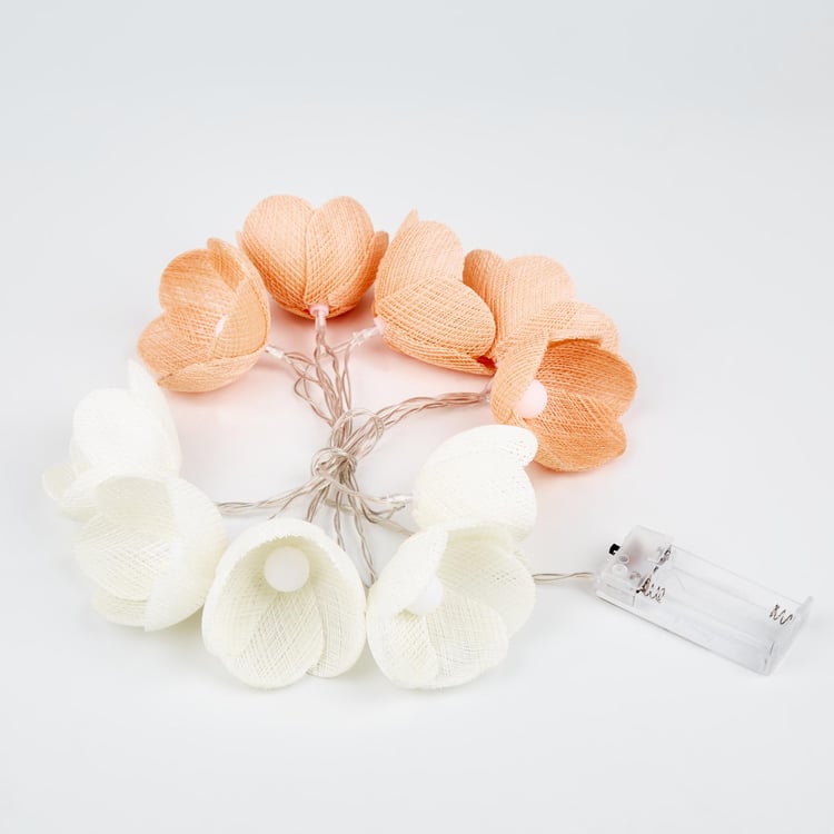 Serena Slice Thread Flower String Lights - 10 Bulbs