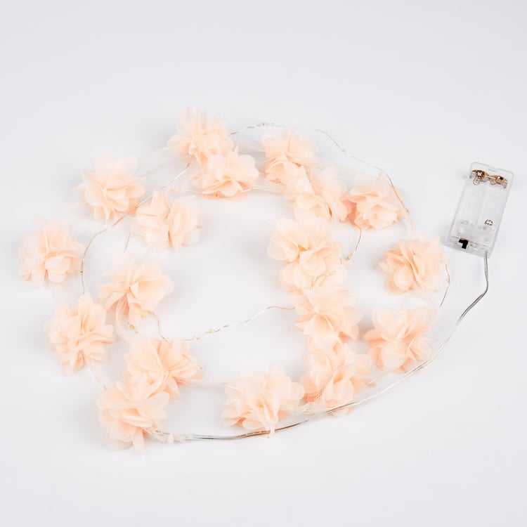 Serena Fabric Flower String Lights - 18 Bulbs