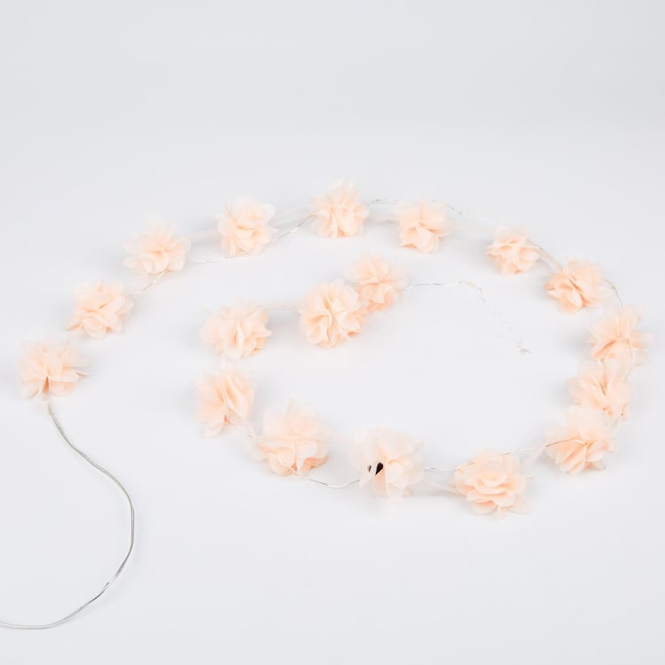 Serena Fabric Flower String Lights - 18 Bulbs