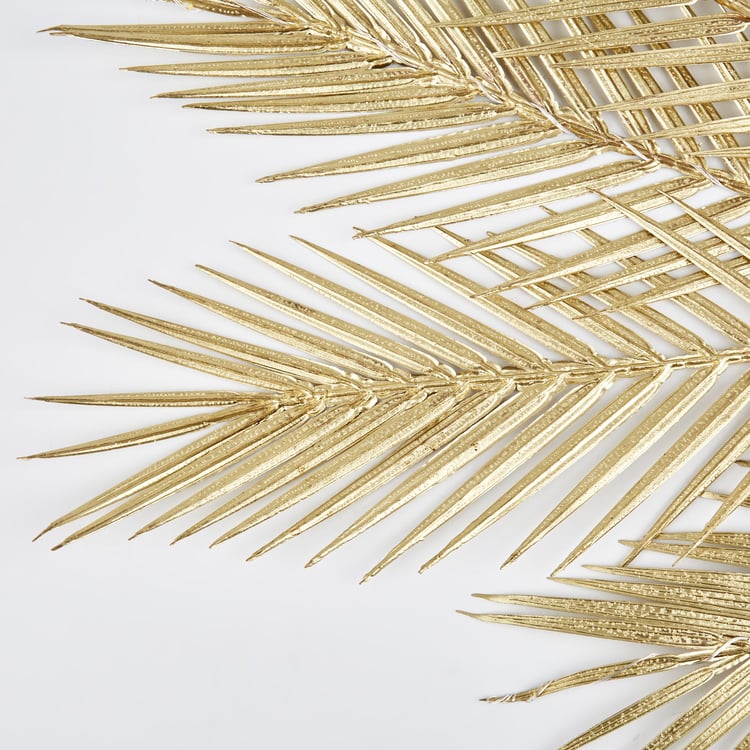 Serena Slice Decorative Leaf Stick with String Lights