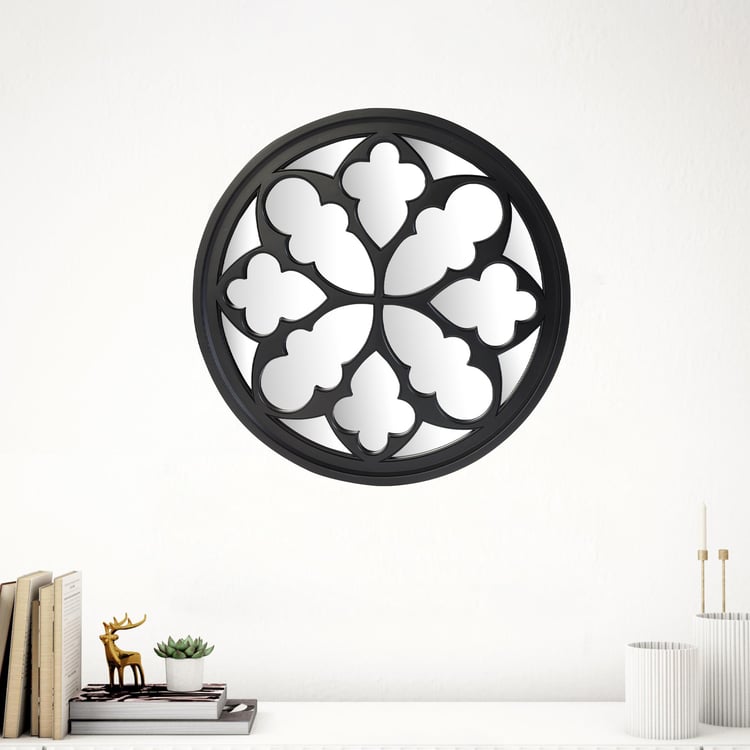 Reflection Classic Polypropylene Round Decorative Wall Mirror - 50.5cm