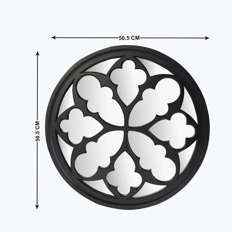 Reflection Classic Polypropylene Round Decorative Wall Mirror - 50.5cm