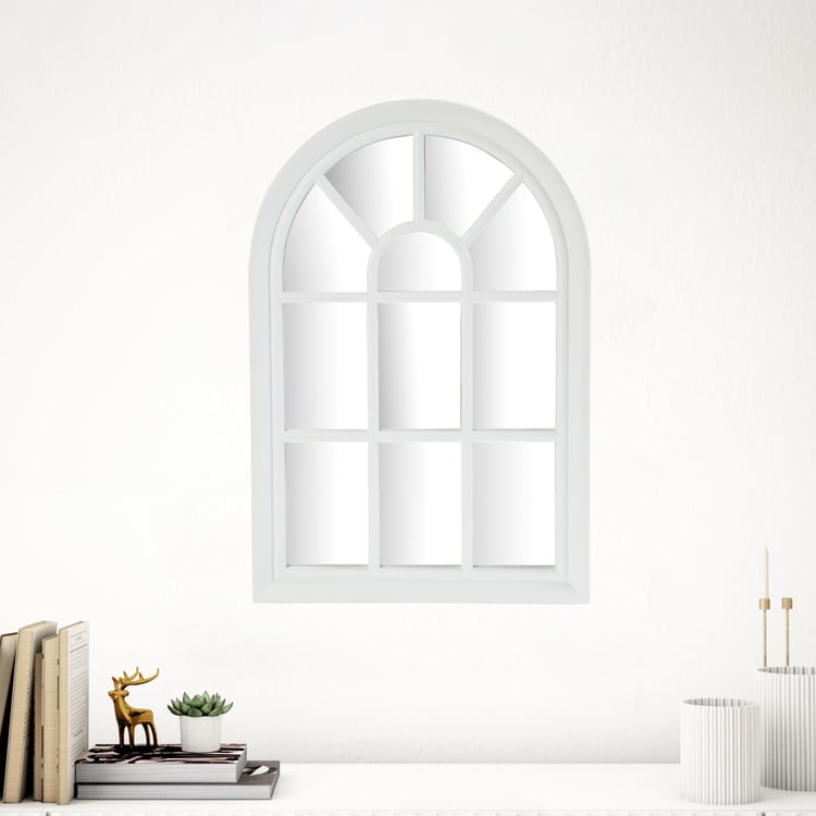 Reflection Geophy Polypropylene Window Decorative Wall Mirror - 38x56cm