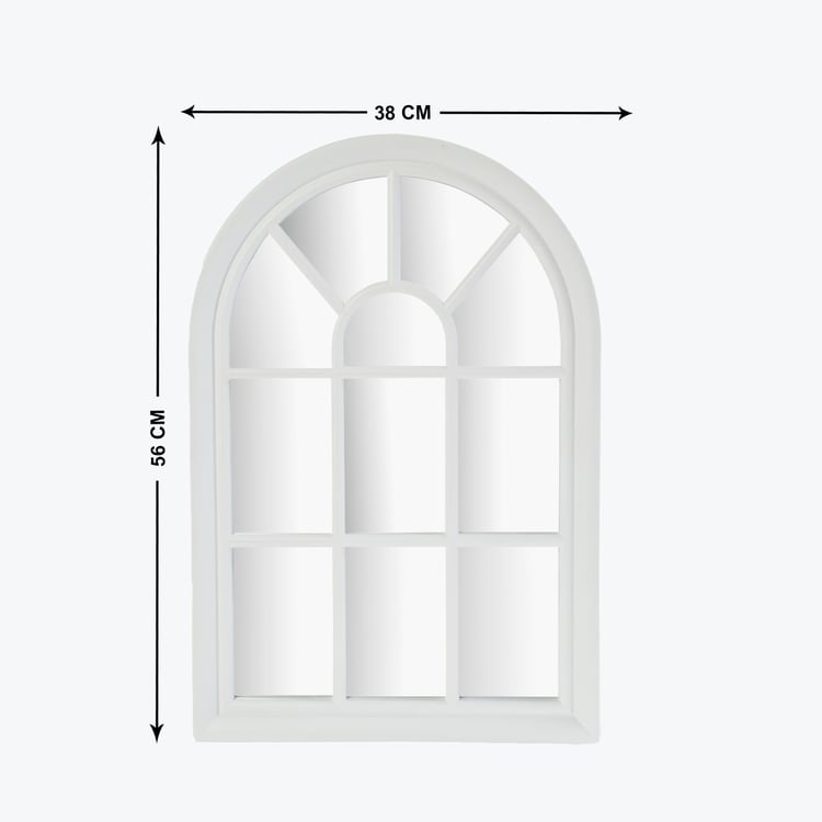 Reflection Geophy Polypropylene Window Decorative Wall Mirror - 38x56cm