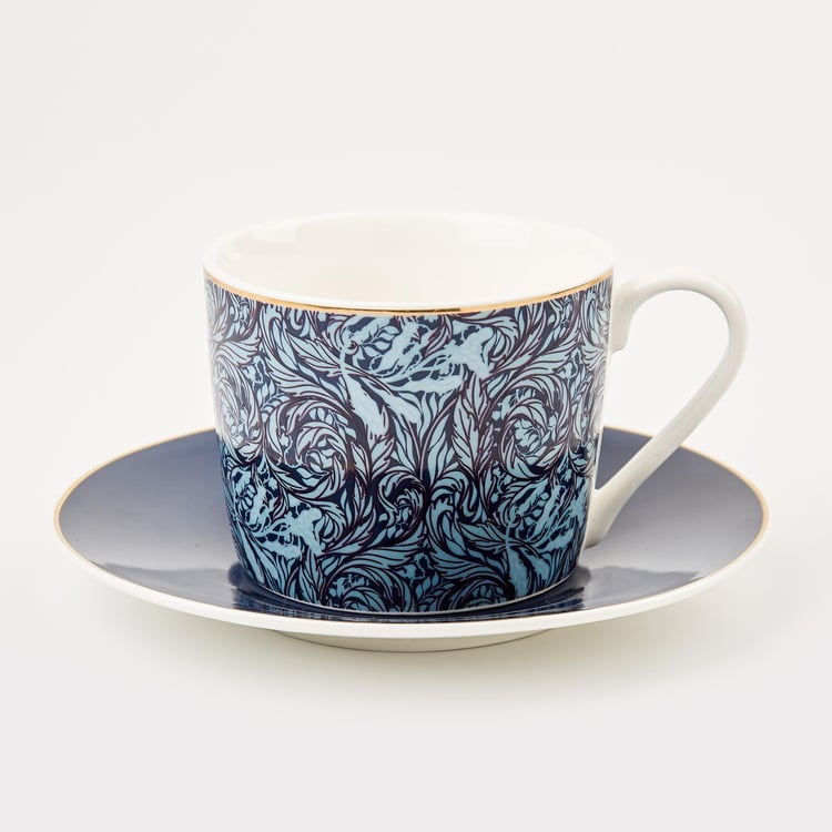 Feslix Morris Porcelain Cup and Saucer