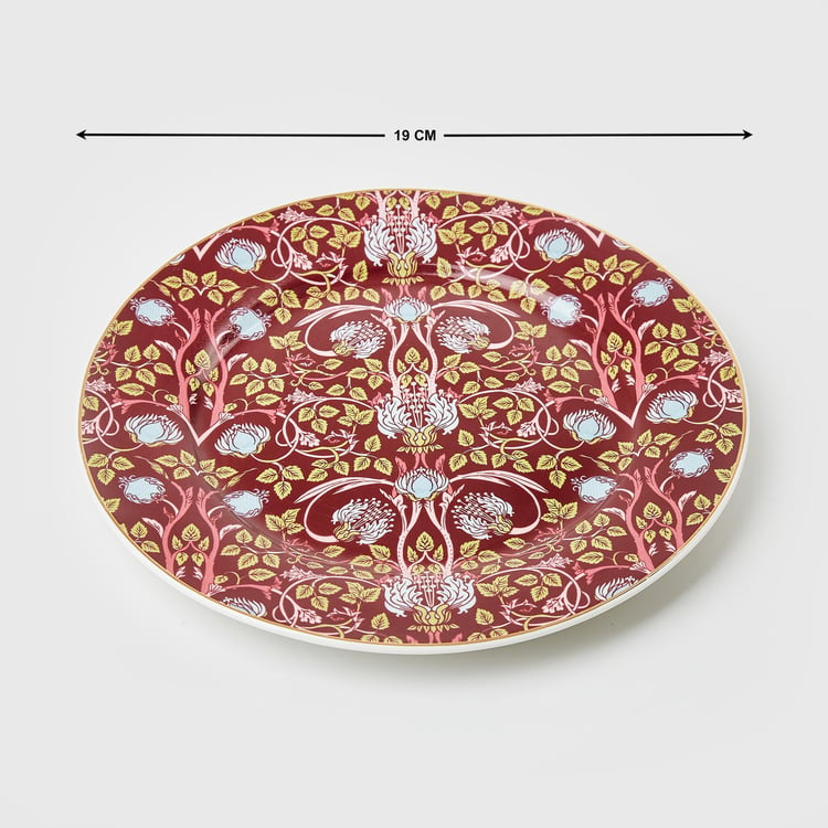 Feslix Morris Porcelain Printed Side Plate - 19cm