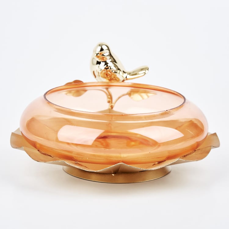 Wables Glass Decorative Bowl with Platter