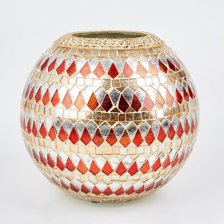 Corsica Mabel Glass Mosaic Vase