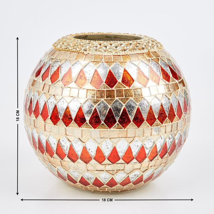 Corsica Mabel Glass Mosaic Vase