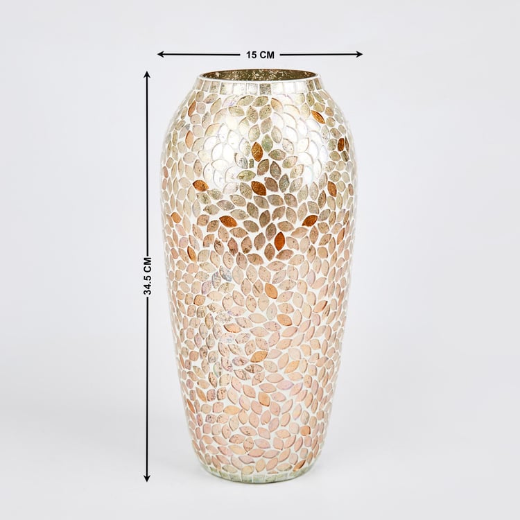 Mabel Arlen Glass Mosaic Vase