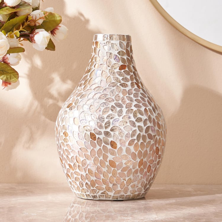 Mabel Arlen Glass Mosaic Vase