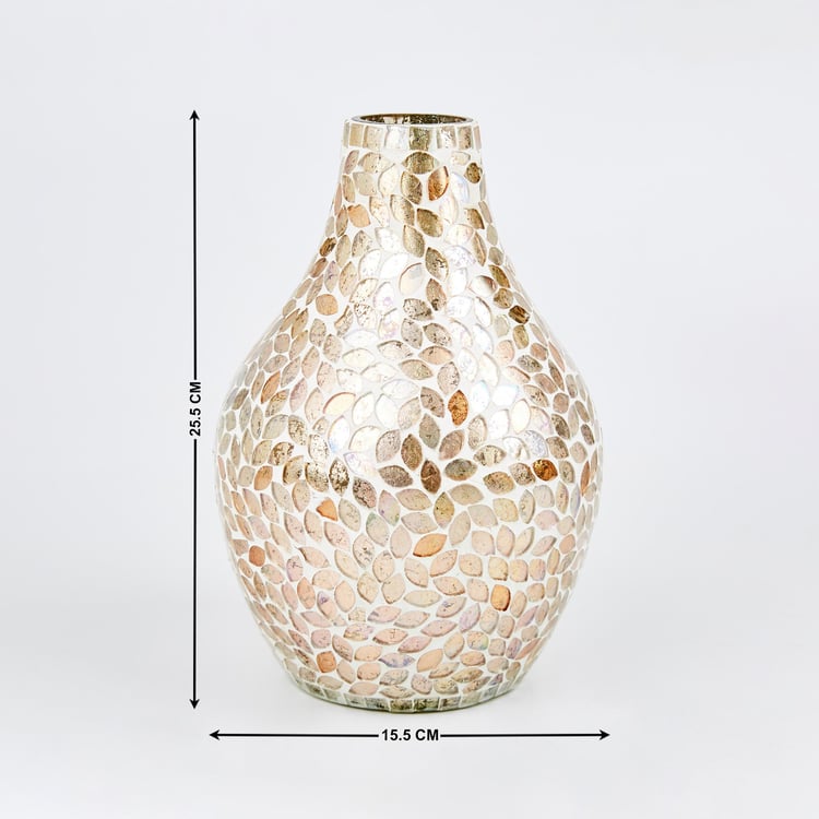 Mabel Arlen Glass Mosaic Vase