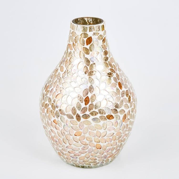 Mabel Arlen Glass Mosaic Vase