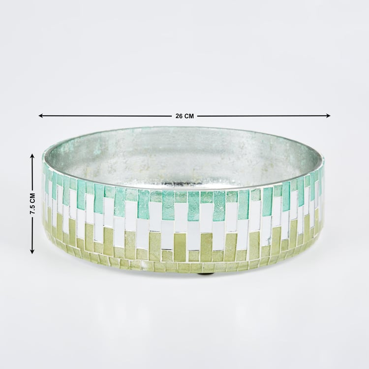 Mabel Glass Mosaic Decorative Bowl