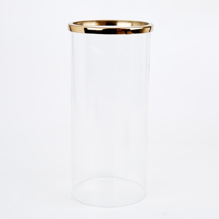 Mystique Forato Glass Cut-Out Detailed Vase