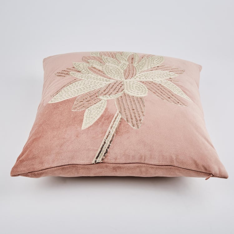 Extravagance Embellished Cushion Cover - 40x40cm