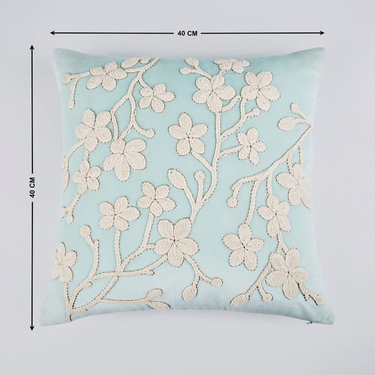 Extravagance Embroidered Cushion Cover - 40x40cm