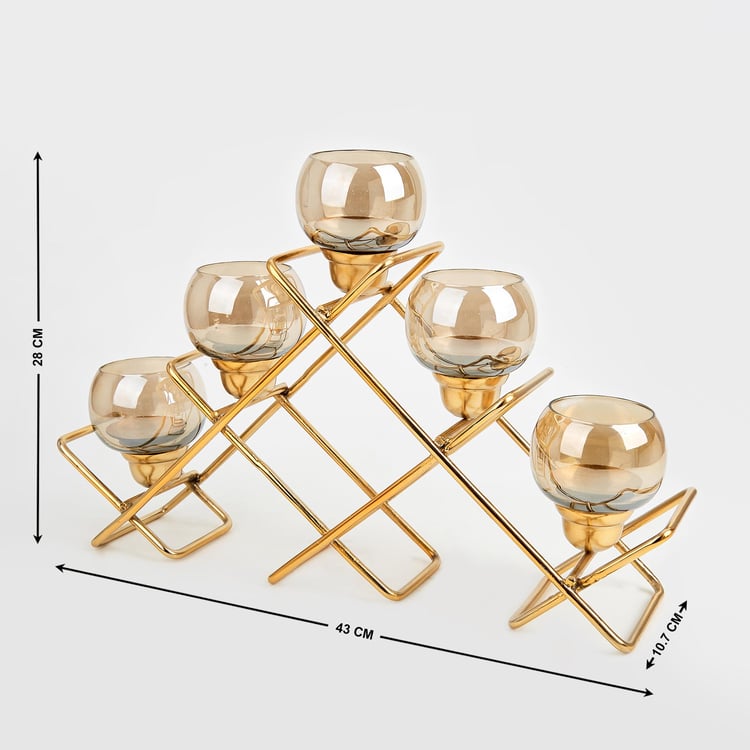 Selena Accord Glass Multi T-Light Holder