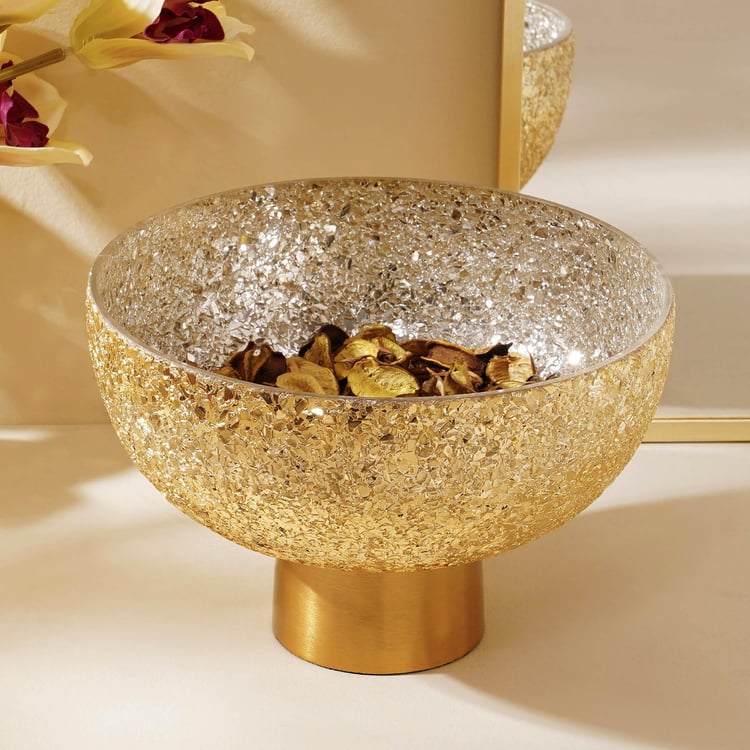 Festivora Glass Decorative Bowl