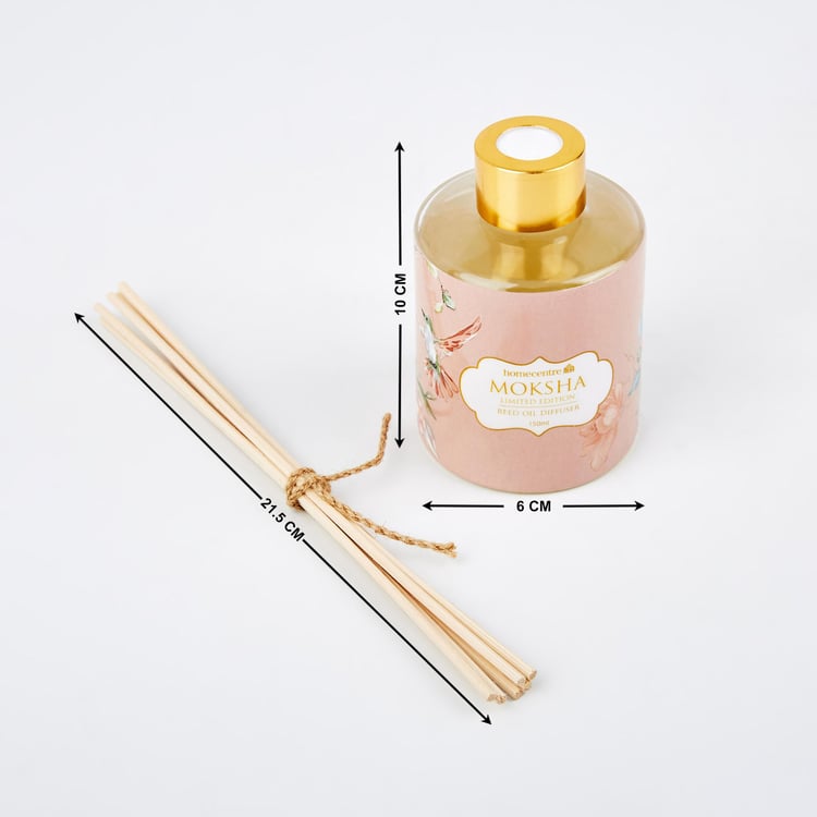 Moksha Glass Reed Diffuser Set