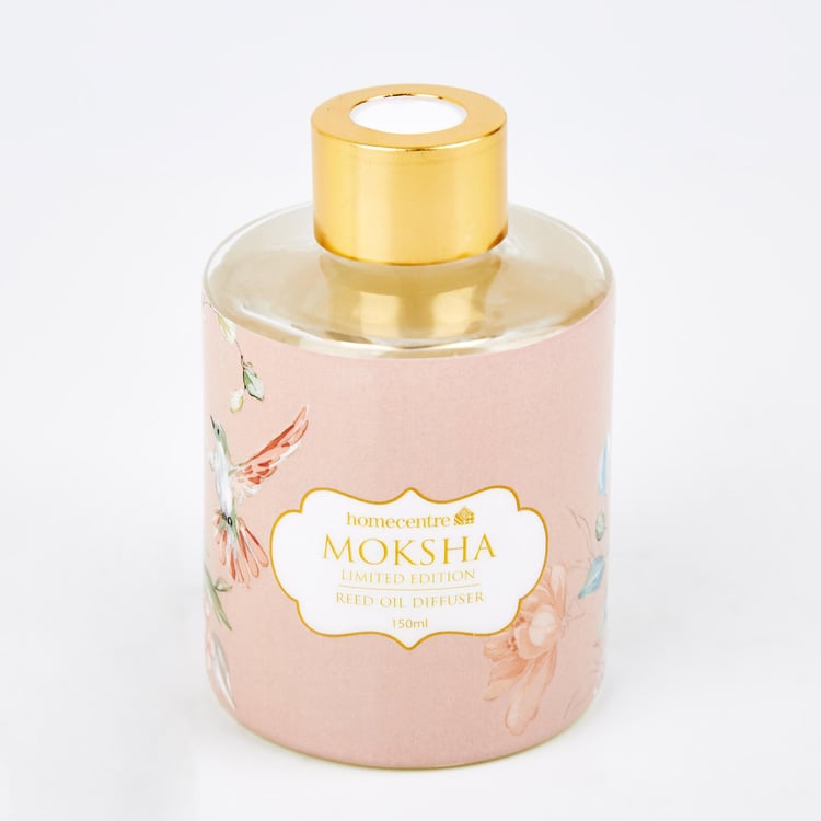 Moksha Scented Enameled Reed Diffuser Set