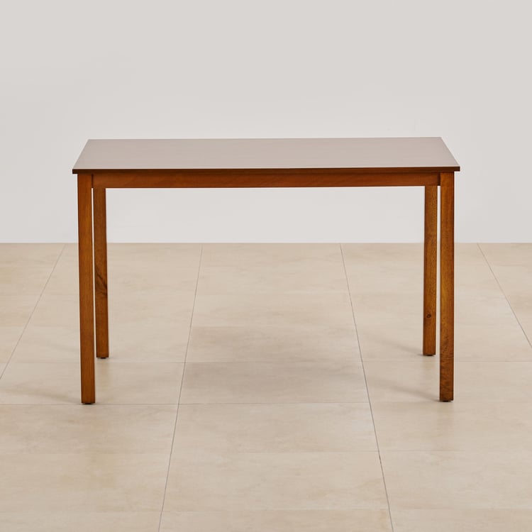 (Refurbished) Quadro 4-Seater Dining Table - Brown