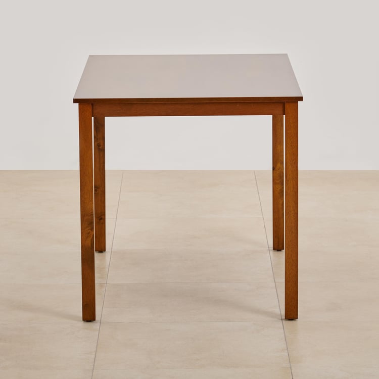 (Refurbished) Quadro 4-Seater Dining Table - Brown