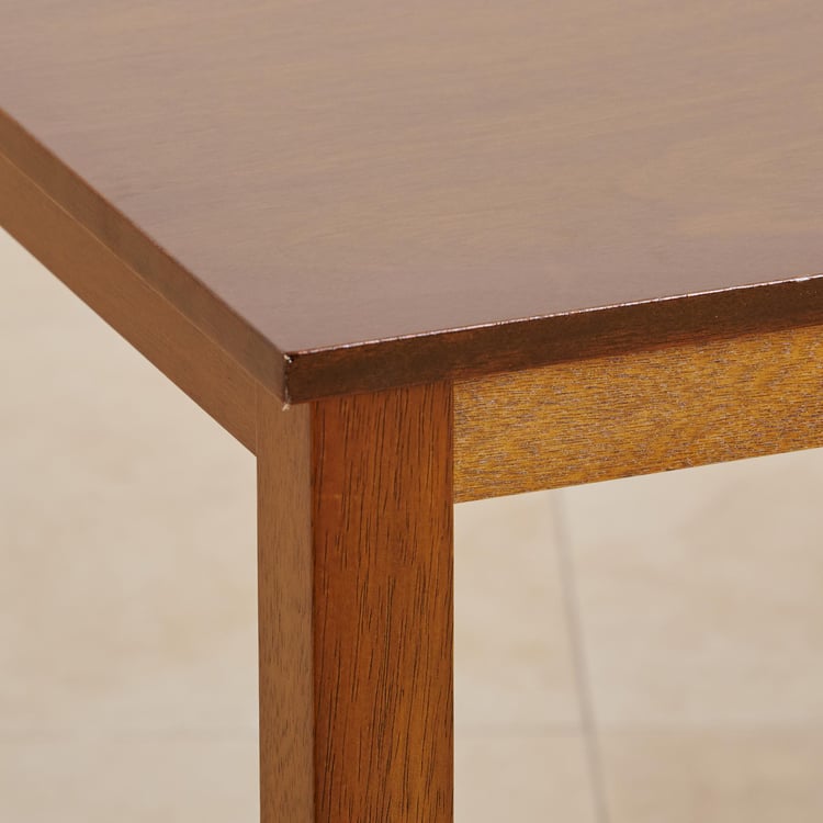 (Refurbished) Quadro 4-Seater Dining Table - Brown