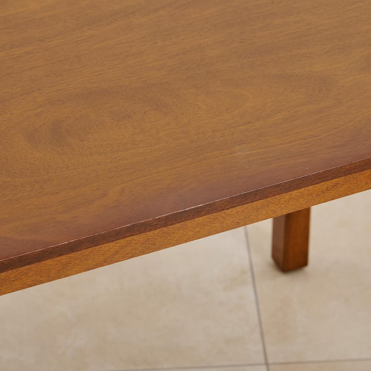 (Refurbished) Quadro 4-Seater Dining Table - Brown