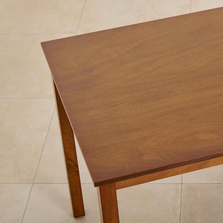 (Refurbished) Quadro 4-Seater Dining Table - Brown