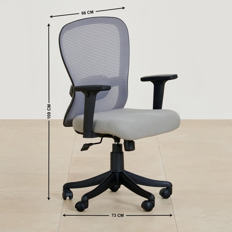 Buy (Refurbished) Alps NXT Polypropylene Office Chair - Grey from
