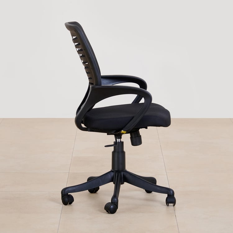 (Refurbished) Lewis Zuri Polypropylene Office Chair - Black