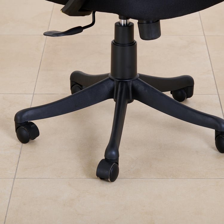 (Refurbished) Lewis Zuri Polypropylene Office Chair - Black