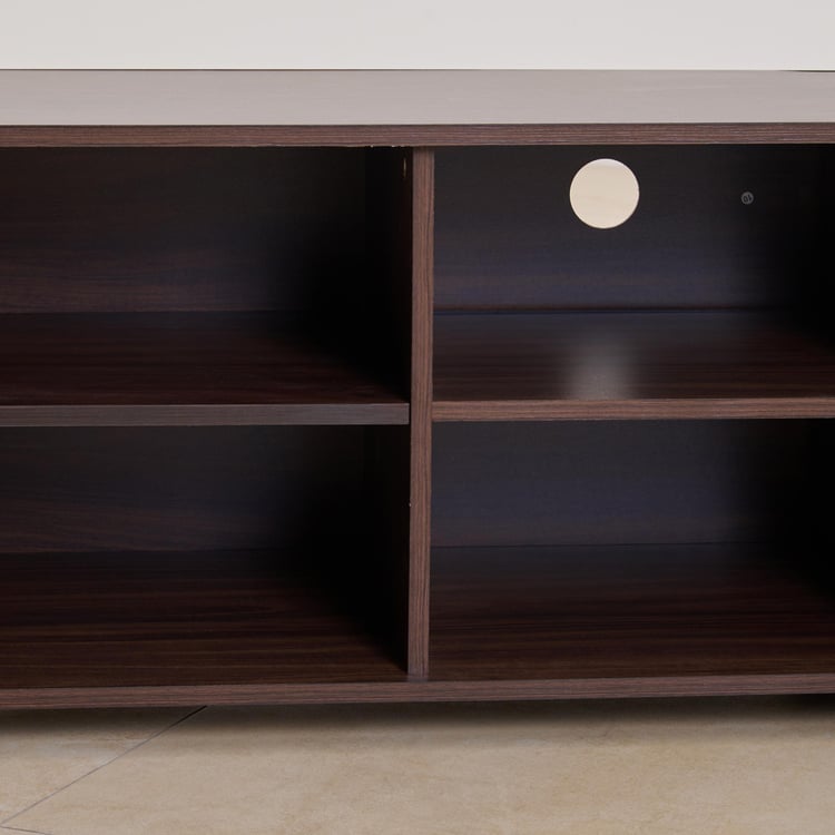 (Refurbished) Helios Lewis TV Unit - Brown