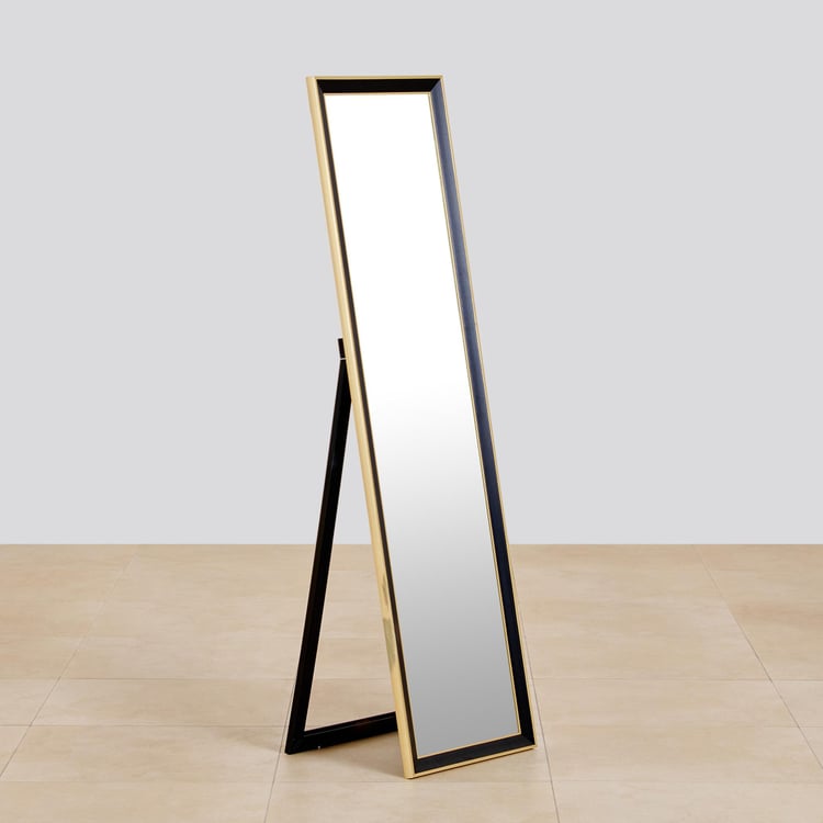 (Refurbished) Noir Novelty Standing Mirror - Black